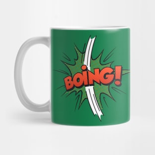 Boing Comic Book Text Mug